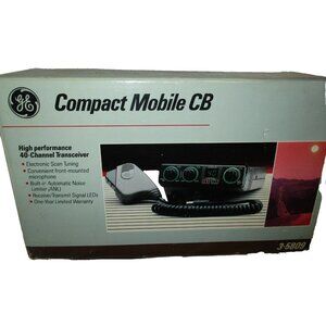 General Electric GE Compact Mobile CB Transceiver Model: 3-5809D